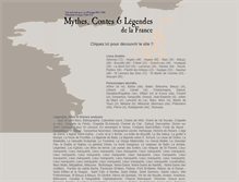 Tablet Screenshot of contes-mythes-legendes.com